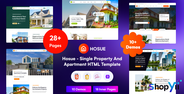 Hosue - Single Property & Apartment HTML Template