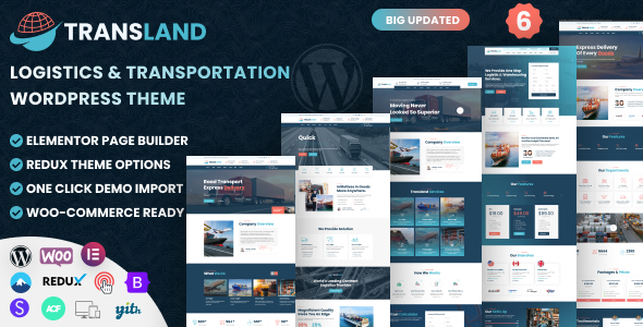 Transland v1.7.0 - Transportation & Logistics WordPress Theme