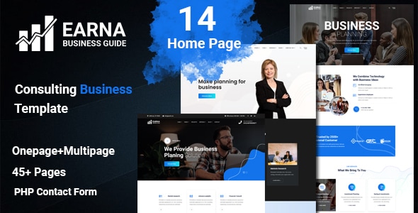 Earna v1.0.4 - Consulting Business Template