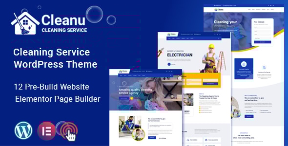 Cleanu v1.0.3 - Cleaning Services WordPress Theme