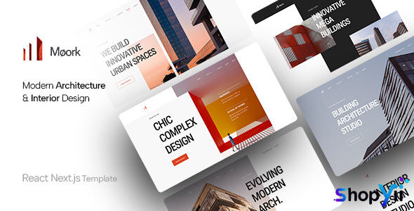 Moork - Architecture & Interior Design React NextJS Template