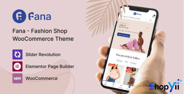 Fana v1.1.29 - Fashion Shop WordPress Theme