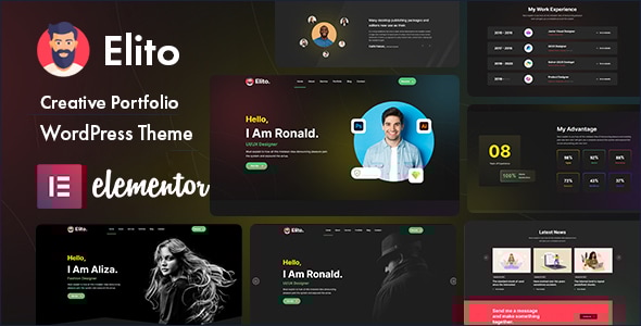 Elito v1.0 - Creative Portfolio WordPress Theme