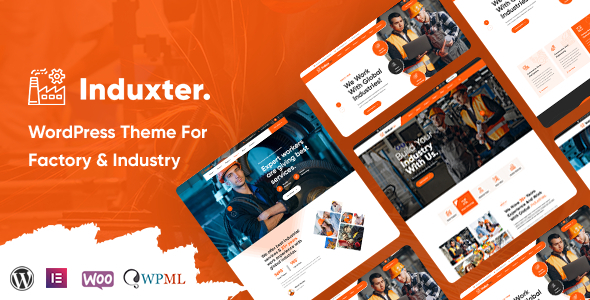 Induxter v1.2.1 - Industry And Factory WordPress Theme