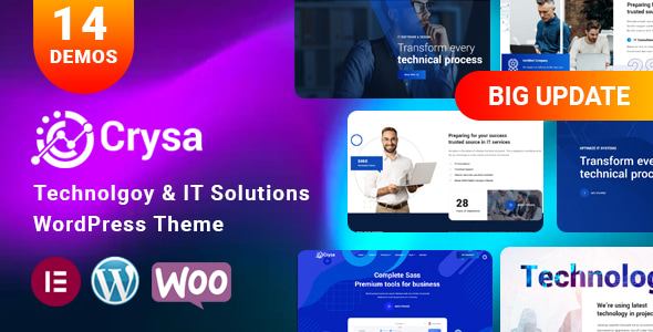Crysa v1.0.2 - IT Solutions WordPress Theme
