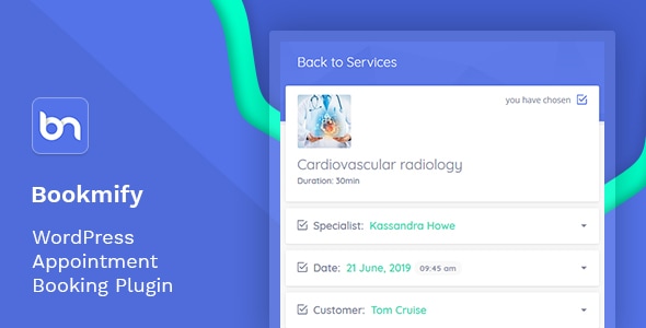 Bookmify v1.3.3 - Appointment Booking WordPress Plugin