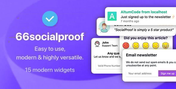 SocialProofo v1.7.5 - 14+ Social Proof & FOMO Notifications for Growth (SaaS Ready) - nulled