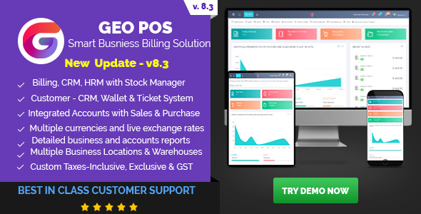 Geo POS v6.1 - Point of Sale, Billing and Stock Manager Application - nulled