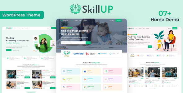 SkillUp v1.0.15 - Online Education WordPress Theme