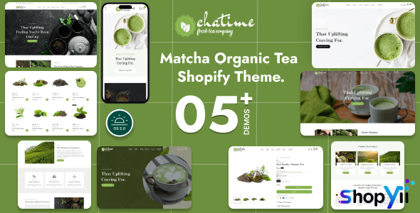 Chatime - Matcha & Organic Tea Store Shopify Theme