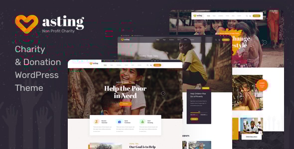 Asting v1.0.2 - Charity & Donation WordPress Theme