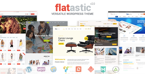 Flatastic v1.8.7 - Themeforest Versatile WordPress Theme