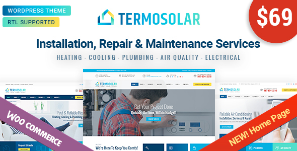 Termosolar v2.1 - Maintenance Services WordPress Theme