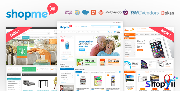 ShopMe v1.6.2 - Woocommerce WordPress Theme