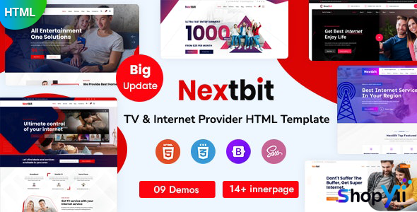 NextBit - TV & Internet Provider Template