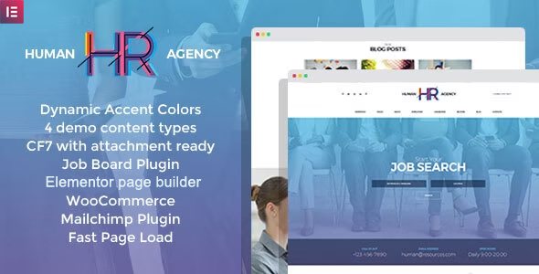 HR Human Consult v1.3.0 - Searching & Recruiting WordPress Theme
