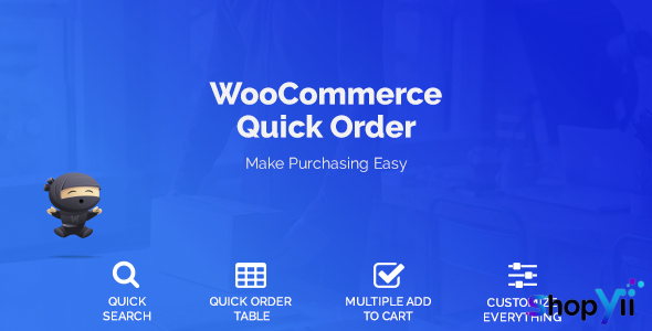 WooCommerce Quick Order v1.3.3