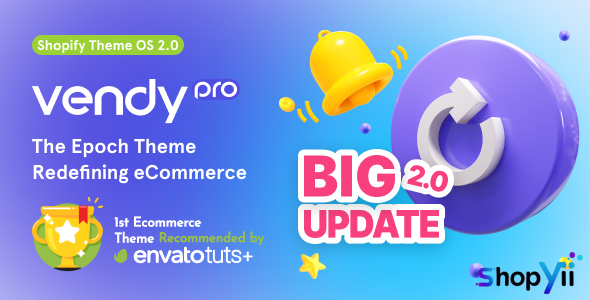 Vendy v1.0 - Multipurpose Shopify Theme for Fashion