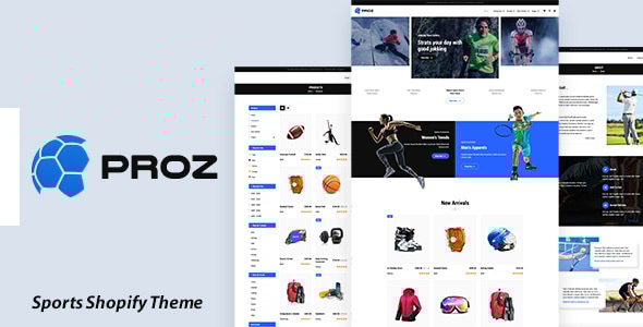 Proz v1.0 - Sports Store Shopify Theme