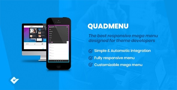 QuadMenu v1.8.9 - Themes Developer Mega Menu