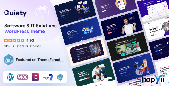 Quiety v4.0.0 – Software & IT Solutions WordPress Theme