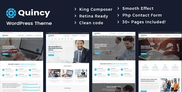 Quincy v3.0 - Business Consulting WordPress Theme