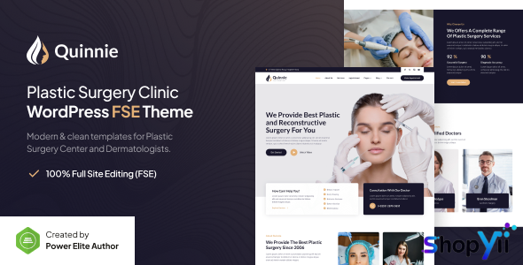 Quinnie v1.0.0 – Plastic Surgery Clinic WordPress Theme