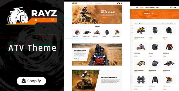 Rayz v1.0 - Bike, Motor Sports Shopify Theme