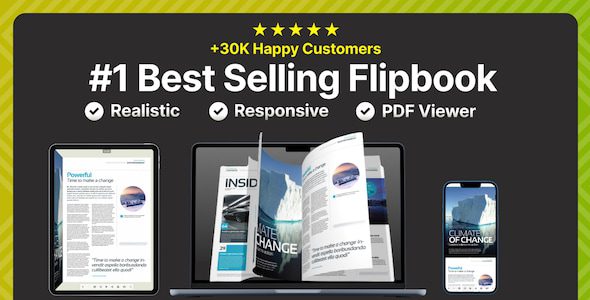 Real 3D FlipBook PDF Viewer WordPress Plugin 4.10