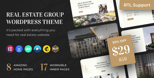 Reland v1.1 - Real Estate Group WordPress Theme + RTL