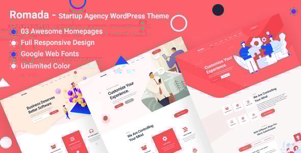 Romada v1.1.1 - Startup Agency WordPress Theme