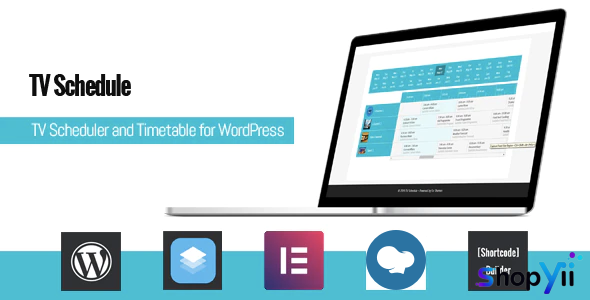 TV Schedule and Timetable for WordPress v1.1