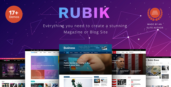 Rubik v1.9 - A Perfect Theme for Blog Magazine Website
