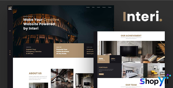 Interi v1.0 - Creative Interior HTML Template