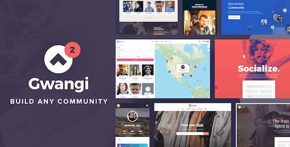 Gwangi v2.2.1 - PRO Multi-Purpose Membership, Social Network & BuddyPress Community Theme