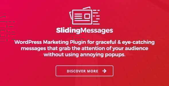 Sliding Messages v3.4 - WordPress Marketing Plugin