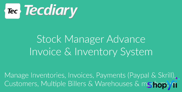 Stock Manager Advance (Invoice & Inventory System) v3.4.35