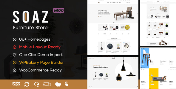 Soaz v1.0.7 - Furniture Store WordPress WooCommerce Theme (Mobile Layout Ready)