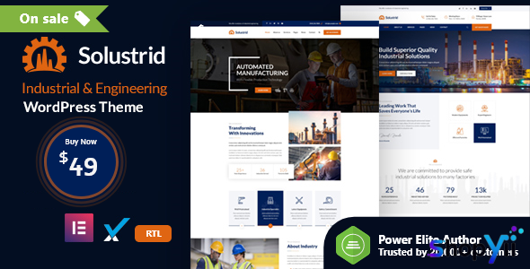 Solustrid v2.1 - Factory & Industrial Business WordPress Theme