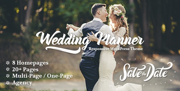 Wedding Planner v4.7 - Responsive WordPress Theme