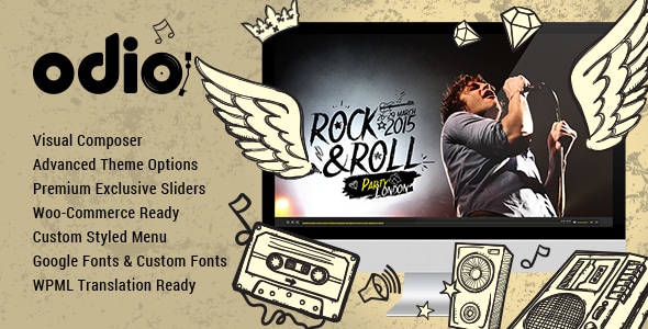 Odio v4.0 - Music WP Theme For Bands, Clubs, and Musicians