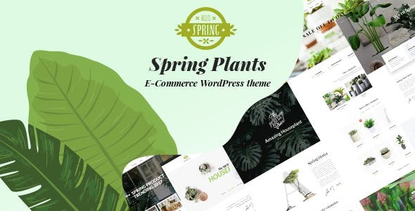 Spring Plants v2.9 - Gardening & Houseplants WordPress Theme