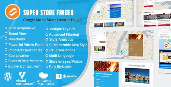 Super Store Finder for WordPress (Google Maps Store Locator) 7.5