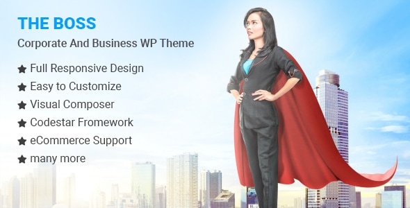 The Boss v1.0.6 - Corporate & Business WordPress Theme