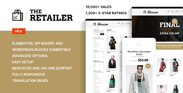 The Retailer v3.1.5 - Responsive WordPress Theme