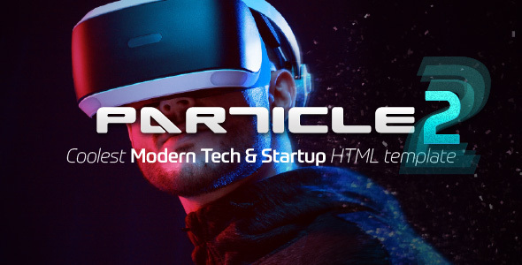Particle v2.0 - Modern Tech & Startup HTML Template