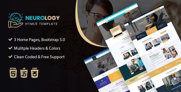 Neurology v1.0 - Psychology & Counseling HTML Template