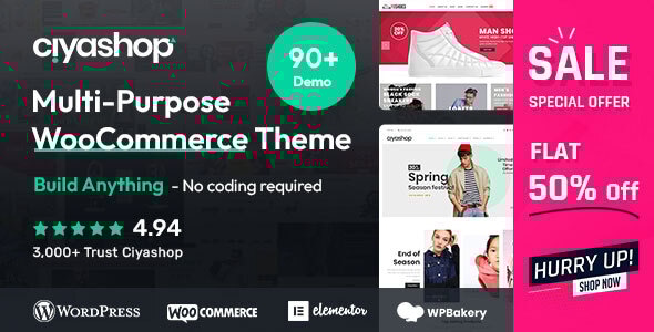 CiyaShop v4.8.0 - Responsive Multi-Purpose Theme