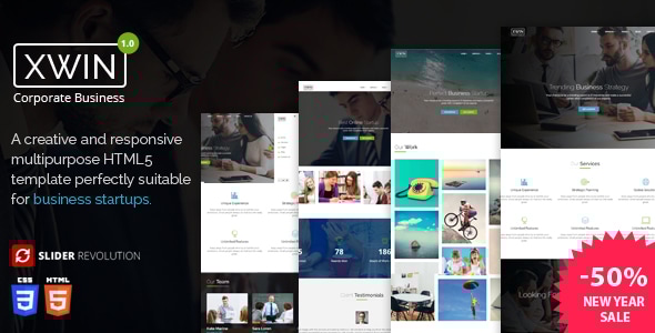 Xwin v1.0 - Corporate Business HTML5