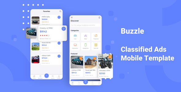Buzzle v1.0 - Classifed Ads Mobile Template